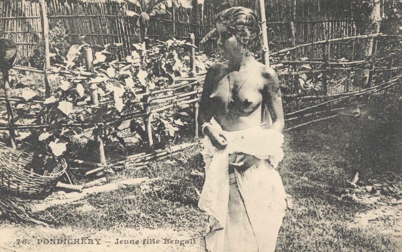 16-10 - Pondichery - jeune fille bengalie